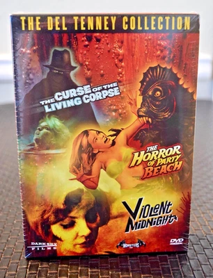 DEL TENNEY Triple Feature Collection DVD, Horror, All Region, NEW / SEALED - Image 1 of 3