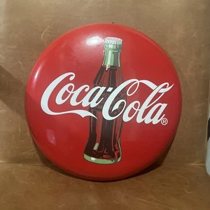 Insegna Latta Coca-Cola Doppia Faccia Classica - Foto 1 di 2