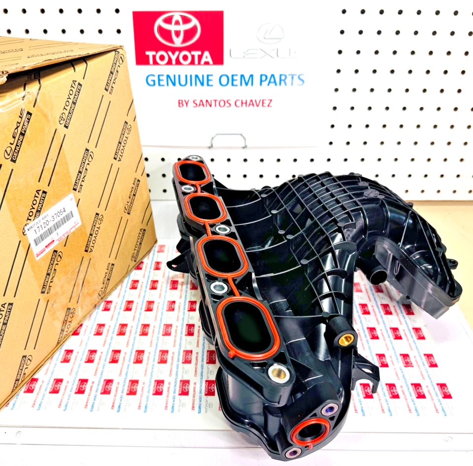 2010-17 丰田普锐斯发动机进气歧管正品原始设备制造商零件 17120-37054 — 第 1/4 张图片