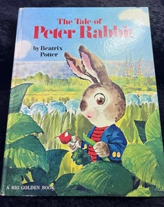 Vintage 1973  The Tale of Peter Rabbit by Beatrix Potter A Big Golden Book - Picture 1 of 4