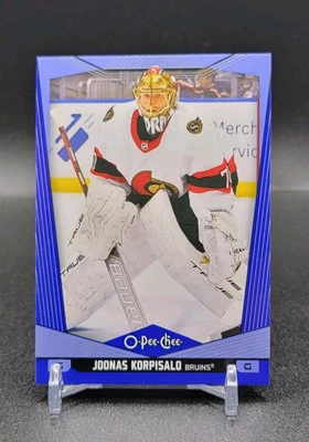 2024-25 Upper Deck O-Pee-Chee Jonas Korpisalo Blue Border  #70 - Image 1 of 2