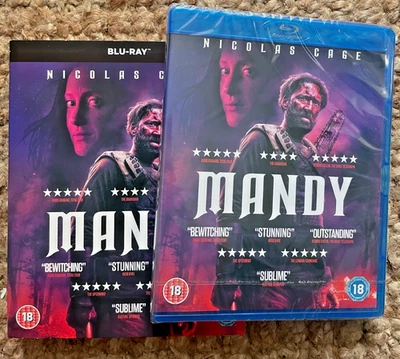 Mandy (Blu-ray, HMV Exclusive Slipcase) – Brand New & Sealed - Image 1 of 4