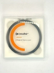 58mm Chiaro T95 UV Filter - Premium Glass - Picture 1 of 2