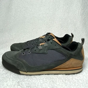 Merrell Burnt Rock Hiking Travel Suede Shoes Granite Tan Men's Size 13 #J95237 - Picture 1 of 16