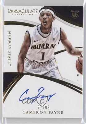 Panini Immaculate Collegiate 2015/99 Cameron Payne #357 novato automático radiocontrol Foto 1 de 2