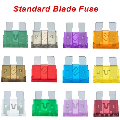 10PCS Automotive Standard Blade Fuse Assorted Kit 1A-40A for Car Truck Motorcycl - Image 1 of 4