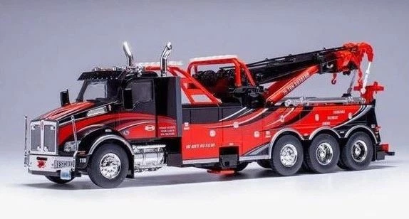 KENWORTH T880 WRECKER BLACK RED IXO TTR032 1 43 T5 TON ROTATOR TRUCK RESCUE 2018