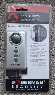 Pool Alert 100dB Loud Sounding Alarm Child Safety SE-0114 Doberman Security New - Image 1 of 3