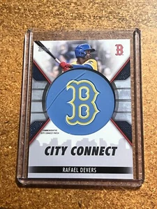 2023 Topps Baseball City Connect Cap Patch # CC-RD Rafael Devers - Picture 1 of 2