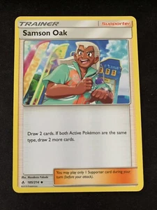 Pokemon 4x Samson Oak 185/214 Uncommon Unbroken Bonds Near Mint - Picture 1 of 1