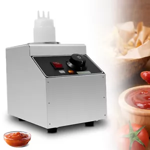 Calentador de salsa 110v acero inoxidable calentador de queso eléctrico plateado con botellas 650 ml - Imagen 1 de 19