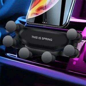 Universal Adjustable Car Air Vent Gravity Design Phone Holder Mount Cradle Stand - Picture 1 of 11