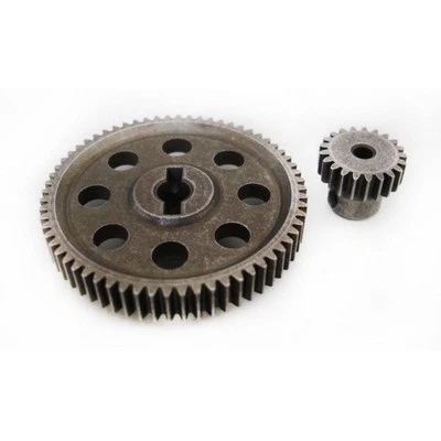 HSP RC 1/10 11184 & 11181 Differential Metal Steel Main Gear 64T Motor Gear 21T  - Image 1 of 3