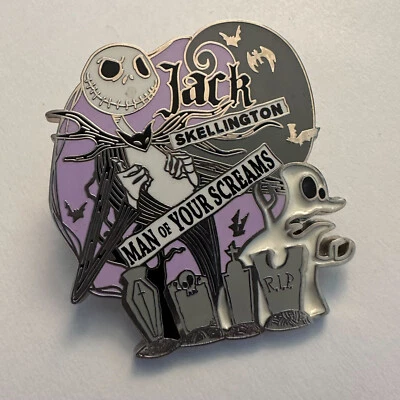 PIN DISNEY 2012 PESADILLA ANTES DE NAVIDAD JACK SKELLINGTON HOMBRE DE TUS GRITOS Foto 1 de 3