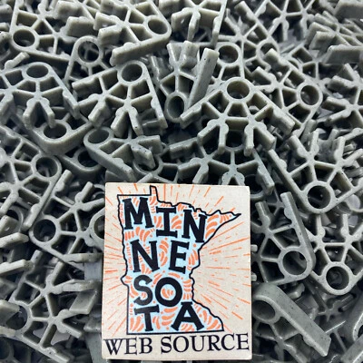 (264) NUEVOS conectores de granito gris oscuro K’NEX/Knex - 3 posiciones piezas estándar Foto 1 de 4