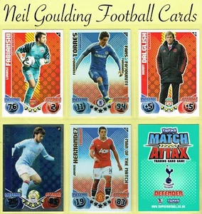 Topps MATCH ATTAX EXTRA 2010-11 ☆ PREMIER LEAGUE ☆ Football Cards - Picture 1 of 162