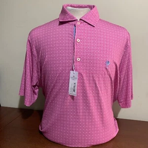 Fairway & Greene Griffith Mens XL Azalea Golf Polo Shirt New Nwt palm tree - Picture 1 of 6