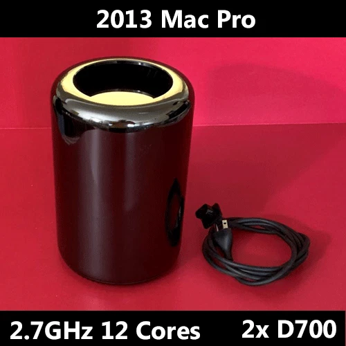 2013 Mac Pro  | 2.7GHz 12-Cores | Dual D700 | 64GB RAM | 1TB PCIe NVMe SSD - Image 1 of 1