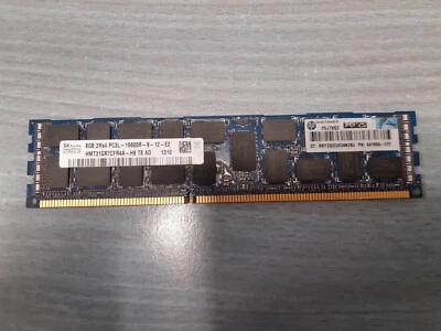 647650-071 HP MEMORY 8GB 2Rx4 PC3L-10600R-9 DDR3 SERVER HP  - Immagine 1 di 4