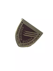 National Youth Leadership Forum Lapel Pin Vintage Red Gold - Picture 1 of 6