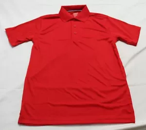 French Toast Boy's Short Sleeve Performance Sports Polo BE5 Red Large NWT - Picture 1 of 3