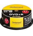 Intenso Recordable DVD+R 25 Pack Cakebox 19x 4.7GB 120min Disc