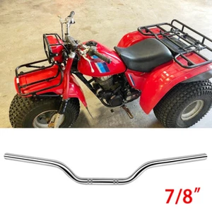 For Honda Big Red ATC200ES ATC250ES Chrome 7/8" Rise Drag Handlebar Tracker - Picture 1 of 14