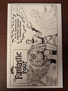 Fantastic Four #1 J. Kirby 1:100 Hidden Gem Sketch Variant Marvel 2018 NM Range - Picture 1 of 10