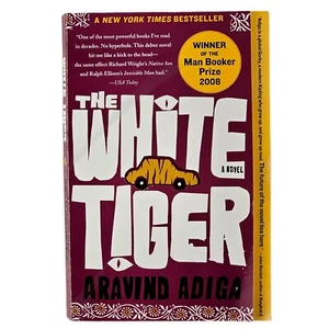 The White Tiger by Aravind Adiga Novel Paperback Book NY Times Bestseller - Imagen 1 de 4