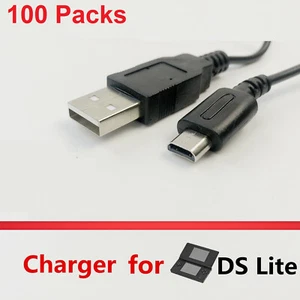 LOT 100 x 1.2M USB Data Charging Cables for Nintendo DS Lite DSL NDSL Power Cord - Picture 1 of 4