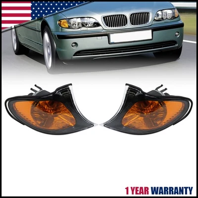 2x Luces de estacionamiento ámbar esquina señales de giro para BMW Serie 3 E46 325i 2002-2005 Foto 1 de 4