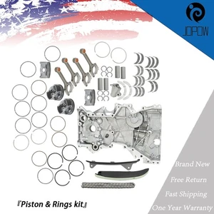Kit de motor con varillas pistón rodamientos de varilla principal kit de distribución para Kia Forte L4 2017-21 - Imagen 1 de 24