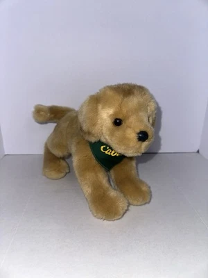 Douglas Cabela’s Plush Yellow Lab Puppy Dog Green Bandana - Image 1 of 4
