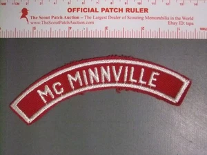 Boy Scout Mc Minnville RWS Oregon Tennessee community strip 3897OO - Picture 1 of 1