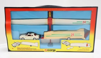 Vintage Corgi No. 12 Glider & Trailer Gift Set Honda Prelude Original Box 1981 - Image 1 of 4