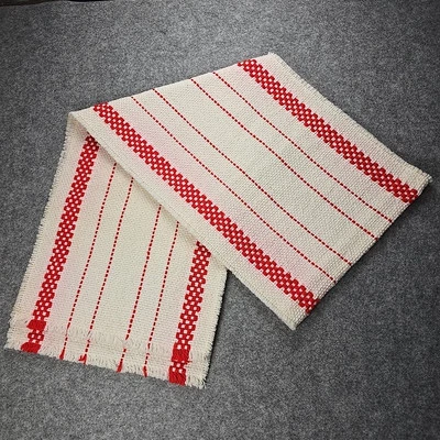 Table Runner Red White 72x13 - Image 1 of 4