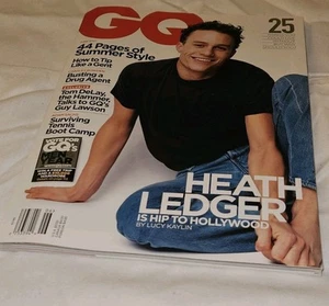June 2001 GQ MAGAZINE HEATH LEDGER Gentlemens Quarterly - Imagen 1 de 2