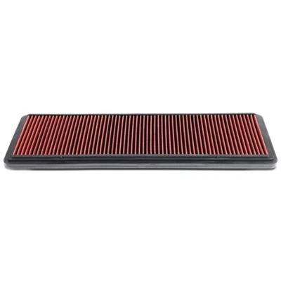 For 1978-1995 Porsche 928 4.5/4.7/5.0/5.4 Durable Drop-In Panel Air Filter Red - Image 1 of 4