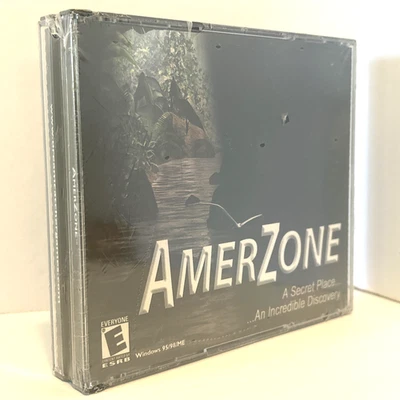 AmerZone PC Game (For Windows 95/98/ME) CD-ROM Dream Catcher Games NEW Sealed - Image 1 of 4