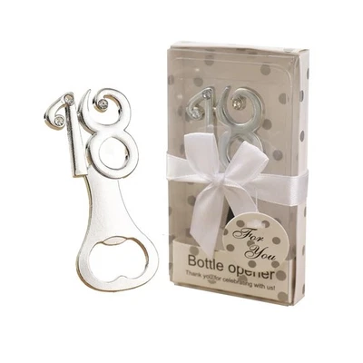 Favores de fiesta de cumpleaños/aniversario 18 - Abrebotellas Nº18 Regalos de devolución Foto 1 de 4