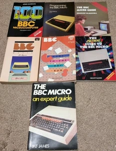 BBC Micro Computadora Libros Manuales Guías Paquete Trabajo Lote x7 Disco Programación   - Imagen 1 de 16
