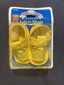 Baby King Infant Shoes, NEW Yellow (P1) - Picture 1 of 2