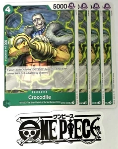 4x One Piece OP09-025 UC Crocodile - English - Playset - TCG - Mint - Picture 1 of 1
