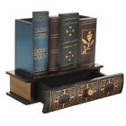 Desktop Bookcase Pencil Stand Wooden Holder Stationery