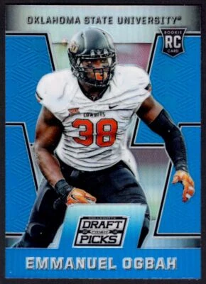 2016 Prizm Collegiate Draft Picks Blue Prizm Emmanuel Ogbah Rookie Oklahoma - Image 1 of 2