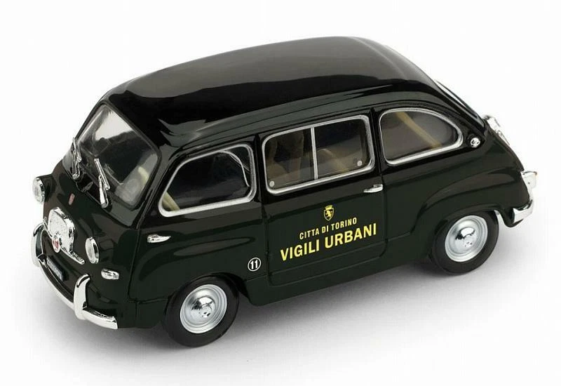 Fiat 600 Multipla 1a Serie 1956 Vigili Urbani Torno 1:43 BRUMM R649 - Immagine 1 di 1
