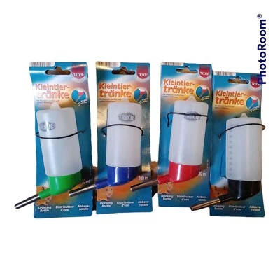 TRIXIE Trinkflasche,Nagetier,Kleintierflasche, Nager-Tränke,100ml, Flasche