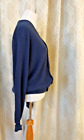 Izod Lacoste Cardigan Butto Up Sweater - Navy Blue Size Xlarge