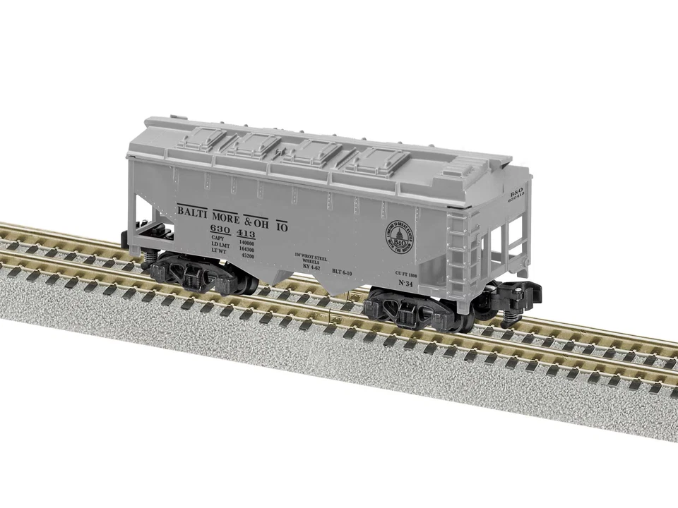 Lionel Gilbert Trains American Flyer B&O 2-Bay Covered Hopper #630413 [#2219062] - Image 1 of 1