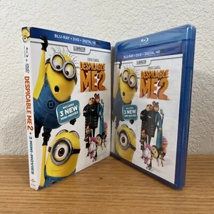 Despicable Me 2 (Blu-Ray/DVD/Digital, 2013) 2-Disc Set with Slipcover SEE PICS! - Imagen 1 de 13